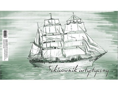 Blok szkicownik artystyczny B5 100k. KRESKA 90g