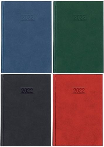 Kalendarz książkowy KRESKA A5 Info dzienny 2025 - mix