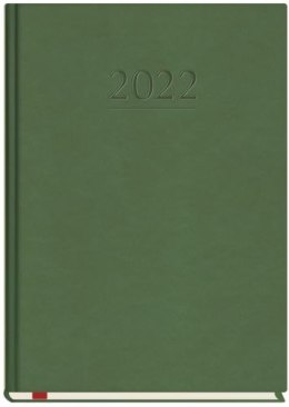 Kalendarz książkowy MP A5 Popularny 2024 - ciemnozielony