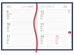 Kalendarz książkowy MP A6 Ola 2024 - czerwony