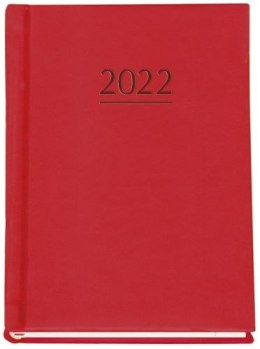 Kalendarz książkowy MP B6 Marta 2024 - czerwony