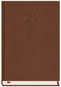 Kalendarz książkowy MP B6 Powszechny - brąz 2024