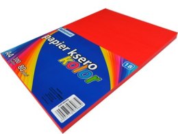Papier ksero SCHEMAT A4 100k. 80g kolor - 18 czerwony