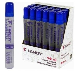 Klej w płynie 50 ml Glue pen FANDY (24szt)