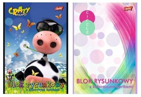 Blok rysunkowy A4/16K kolorowy MIX (10szt) Blok rysunkowy A4/16K kolorowy MIX (10szt)