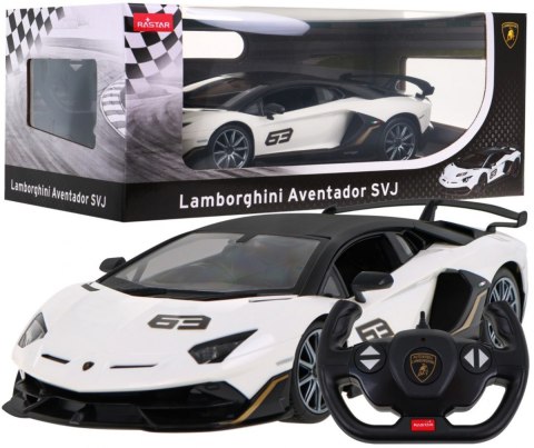 Lamborghini Aventador SVJ RASTAR model 1:14 Zdalnie sterowane auto + pilot 2,4 GHz Lamborghini Aventador SVJ RASTAR model 1:14 Zdalnie sterowane auto + pilot 2,4 GHz