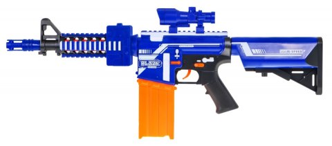 Automatyczny Karabin dla dzieci 8+ Blaze Storm 20 długich Pocisków z pianki + Celownik Automatyczny Karabin dla dzieci 8+ Blaze Storm 20 długich Pocisków z pianki + Celownik