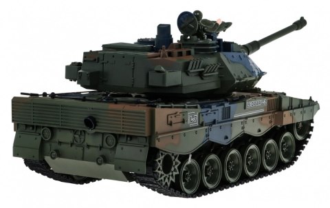 Czołg R/C 2.4G Z Dymem 1:18 Tarcza Zielony