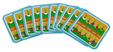 Drewniana gra pamięciowa 2w1 "Ogród warzywny" + "Zrób zupę" memory dla dzieci Drewniana gra pamięciowa 2w1 "Ogród warzywny" + "Zrób zupę" memory dla dzieci