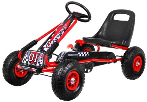 Gokart Na Pedały AIR Czerwony Gokart Na Pedały AIR Czerwony