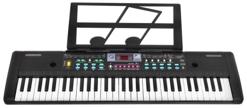 Keyboard dla dzieci 5+ Stojak na nuty Mikrofon + Kolorowe przyciski - model nr 605 Keyboard dla dzieci 5+ Stojak na nuty Mikrofon + Kolorowe przyciski - model nr 605