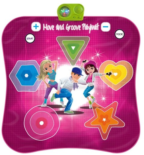 Mata taneczna "Move and Groove" dla dzieci 3+ Gra zręcznościowa + Dźwięki Światła Mata taneczna "Move and Groove" dla dzieci 3+ Gra zręcznościowa + Dźwięki Światła