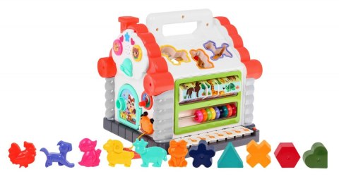 Interaktywny SORTER MULTI DOMEK + pianinko + dźwięki Interaktywny SORTER MULTI DOMEK + pianinko + dźwięki