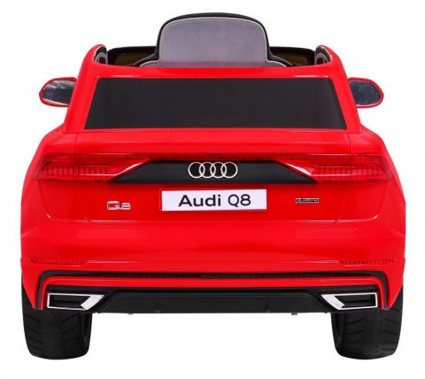 Audi Q8 Lift na akumulator dla dzieci Czerwony SUV + Pilot