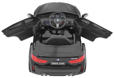 BMW X6M Elektryczne Autko dla dzieci - Czarny SUV + Pilot