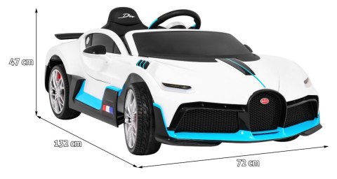 Auto na akumulator Bugatti Divo Biały