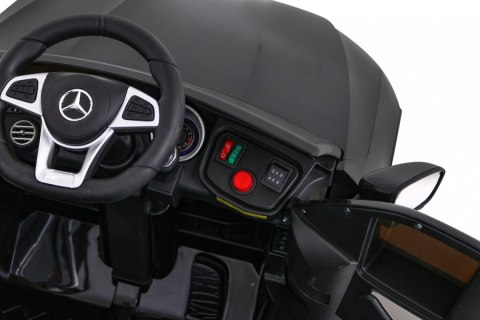 Mercedes Benz GLC63S dla dzieci Czarny Suv + Pilot + Napęd 4x4
