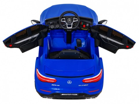 Mercedes Benz GLC63S dla dzieci Niebieski SUV z pilotem
