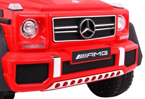 Pojazd Mercedes G63 6x6 Czerwony MP4 Pojazd Mercedes G63 6x6 Czerwony MP4