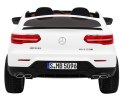 Auto Mercedes GLC 63S dla dzieci Biały + Napęd 4x4 + MP4 + LED + Ekoskóra + Wolny Start + EVA