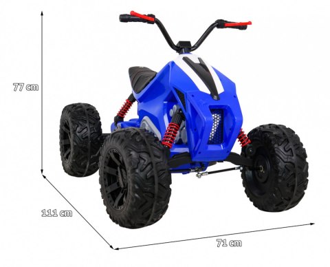 Pojazd Quad Lucky Seven Niebieski Pojazd Quad Lucky Seven Niebieski