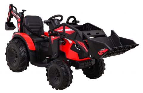 KOPARKA NA AKUMULATOR Pojazd Traktor Z Przyczepą 720-T Czerwony SX2068 KOPARKA NA AKUMULATOR Pojazd Traktor Z Przyczepą 720-T Czerwony SX2068