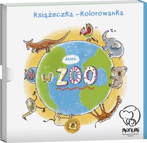 Kolorowanka-harmonijka "Dzień w ZOO" książeczka dla dzieci Kolorowanka-harmonijka "Dzień w ZOO" książeczka dla dzieci