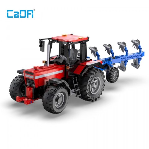 Klocki techniczne CaDA Master 1675 el. Zdalnie sterowany Traktor z pługiem Eric Trax Klocki techniczne CaDA Master 1675 el. Zdalnie sterowany Traktor z pługiem Eric Trax