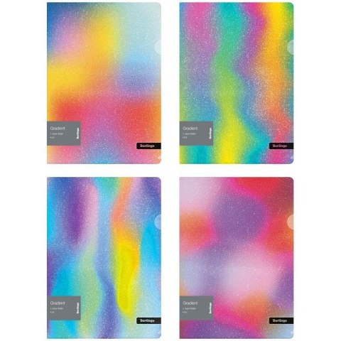 Obwoluta A4 PP Gradient wzorzysta MIX (4szt) Obwoluta A4 PP Gradient wzorzysta MIX (4szt)