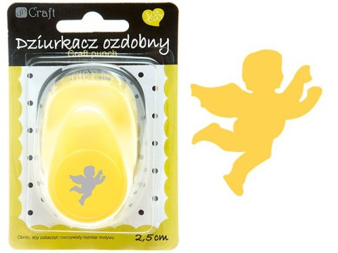 Dziurkacz ozdobny DPCRAFT 2,5cm Aniołek 2 (JCDZ-110-017) Dziurkacz ozdobny DPCRAFT 2,5cm Aniołek 2 (JCDZ-110-017)