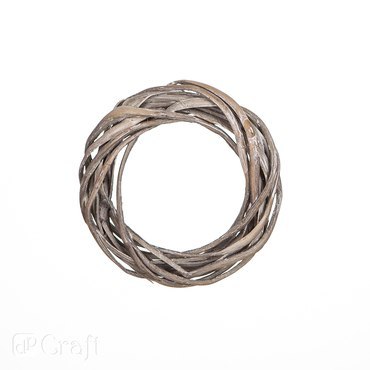 Wianek wiklinowy DPCRAFT 15cm - szary Wianek wiklinowy DPCRAFT 15cm - szary