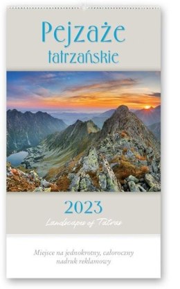 Kalendarz 2023 Ścienny Pejzaże tatrzańskie