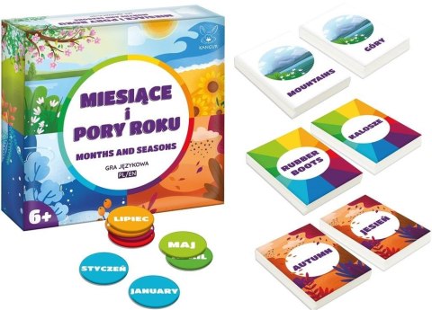 Miesiące i pory roku - gra językowa Miesiące i pory roku - gra językowa