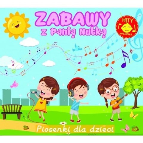 Zabawy z Panią Nutką. Piosenki dla dzieci CD