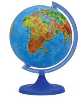 Globus fizyczny 25 cm
