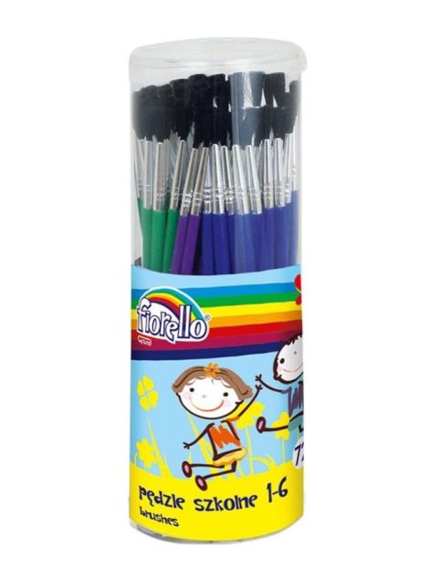 Pędzle w tubie nr 1-6 (72szt) FIORELLO Pędzle w tubie nr 1-6 (72szt) FIORELLO
