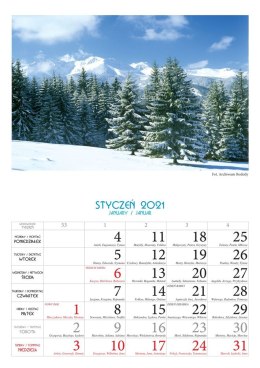 Kalendarz rodzinny BESKIDY Kr4 Piękno Gór 2023