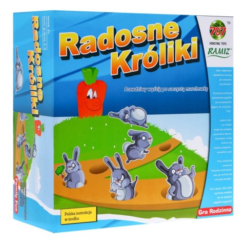 Gra Króliki Radosne Króliki Wyścig po marchewkę Gra Króliki Radosne Króliki Wyścig po marchewkę