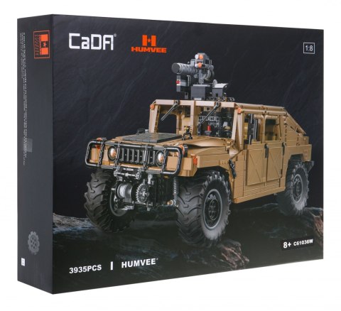 Klocki techniczne CaDA 3935 el. Humvee pojazd wojskowy 1:8 dla dzieci 8+ Klocki techniczne CaDA 3935 el. Humvee pojazd wojskowy 1:8 dla dzieci 8+