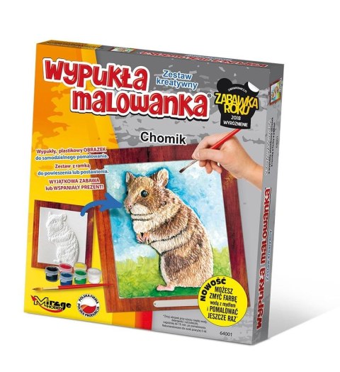 Wypukła malowanka Futrzaki - Chomik