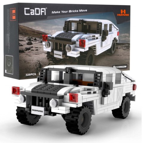 Klocki techniczne CaDA 328 el. Humvee pojazd wojskowy 1:24 dla dzieci 8+ Klocki techniczne CaDA 328 el. Humvee pojazd wojskowy 1:24 dla dzieci 8+