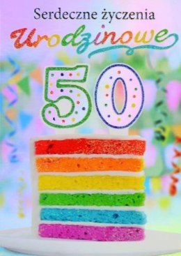 Kartka okolicznościowa Urodziny 50 TS43