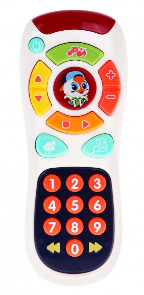 Kolorowy pilot TV dla dzieci 6m+ Interaktywne funkcje Dźwięki + Światła Kolorowy pilot TV dla dzieci 6m+ Interaktywne funkcje Dźwięki + Światła