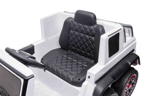 Auto na alumulator Mercedes G63 6x6 AMG Biały