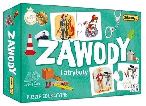 Puzzle Zawody i atrybuty Puzzle Zawody i atrybuty
