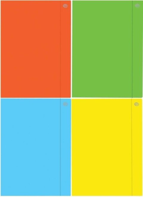 Teczka z gumką A4+ Fluo (10szt) Teczka z gumką A4+ Fluo (10szt)
