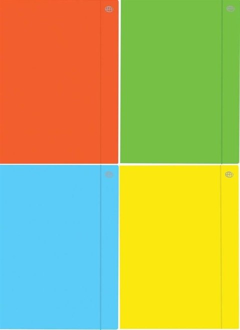 Teczka z gumką A5+ Fluo (10szt) Teczka z gumką A5+ Fluo (10szt)