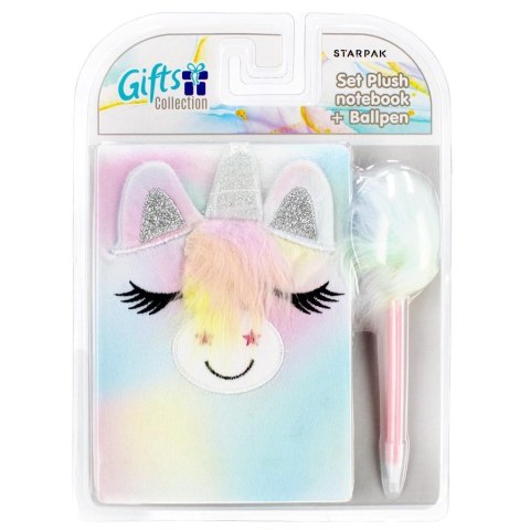 Notes pluszowy Unicorn + długopis Notes pluszowy Unicorn + długopis