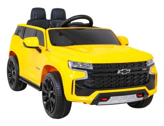 Chevrolet Tahoe - SUV - Elektryczne Autko dla dzieci Żółte + Pilot