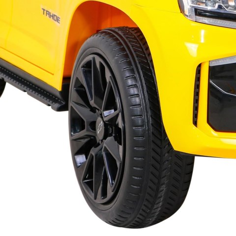 Chevrolet Tahoe - SUV - Elektryczne Autko dla dzieci Żółte + Pilot